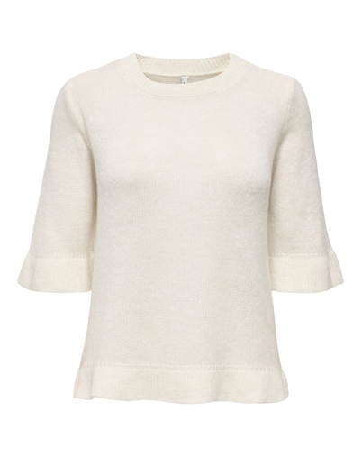 Only - ONLElla Frill Strick - Birch/Melange